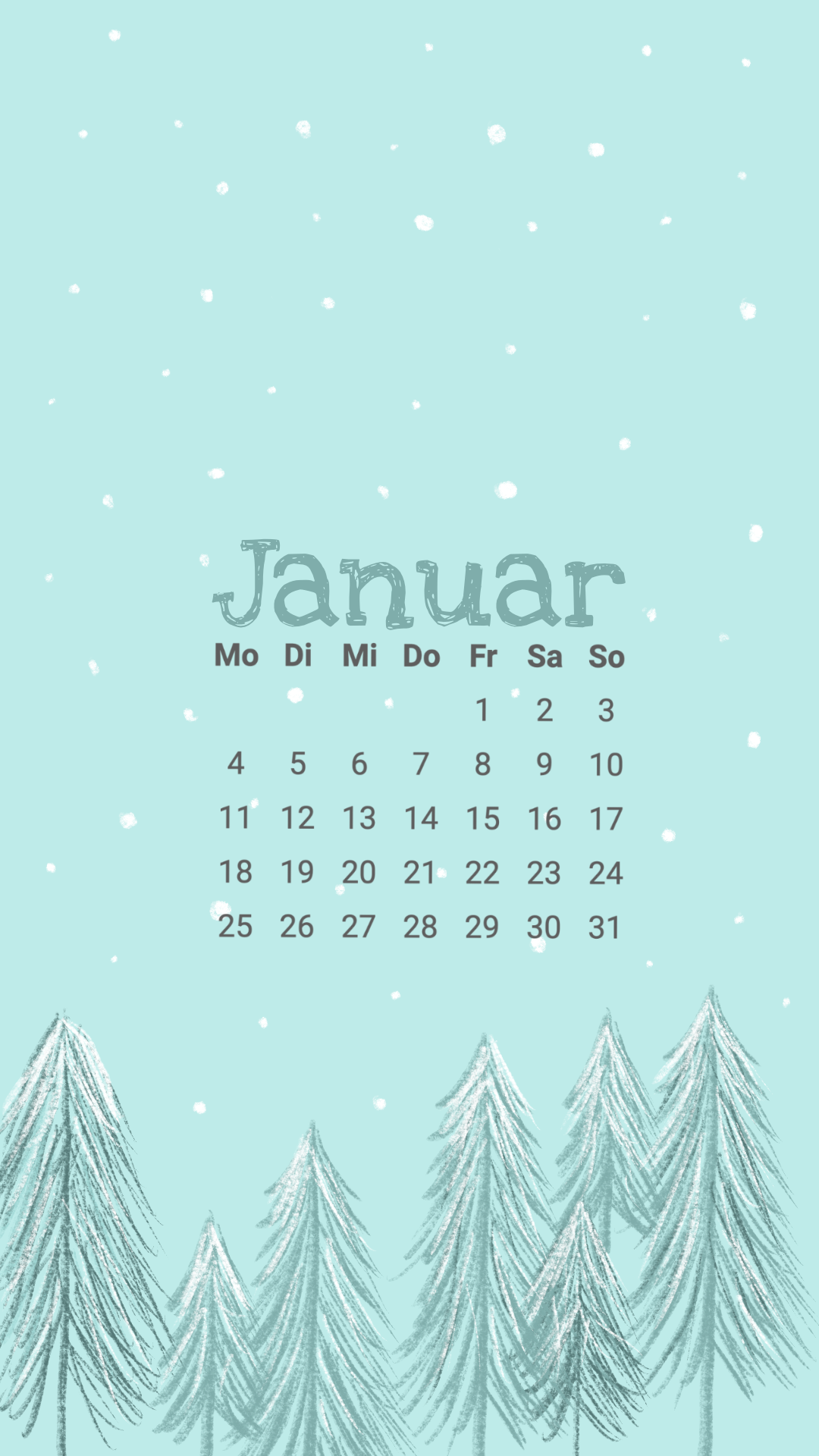 wallpaper januar-mit-kalender